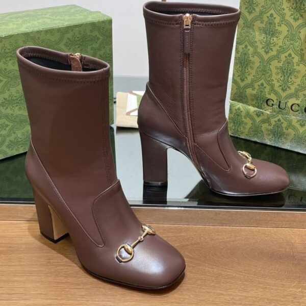 replica,schuhe,beste,kaufen,1:1,besten,seiten,Replik,turnschuhe,sneakers GUCCl Frühherbst neue elastische Stiefel mit Horsebit, klassische Stiefeletten mit dickem Absatz und quadratischer Zehenpartie (IBJNY)
