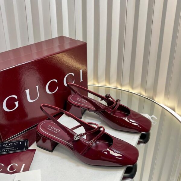 replica,schuhe,beste,kaufen,1:1,besten,seiten,Replik,turnschuhe,sneakers Gucci – Neue Mary Janes mit Doppel-G-Schnalle und Schleife, Ballerinas mit niedrigem Absatz (FRMRW)
