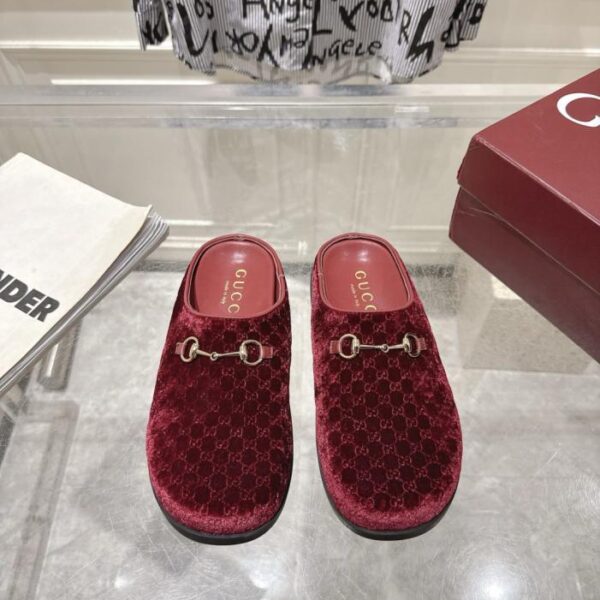 replica,schuhe,beste,kaufen,1:1,besten,seiten,Replik,turnschuhe,sneakers Gucci Frühling und Herbst Gold Samt Pantoletten mit geschlossener Zehenpartie (WXRKV)