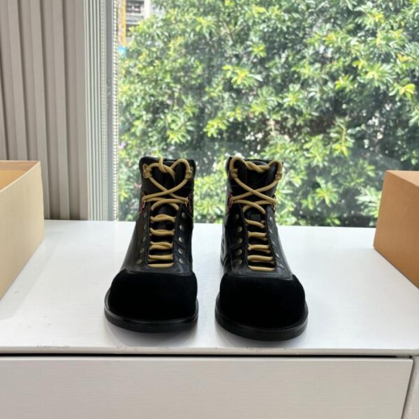 G199 Top-Qualität Louis Vuitton Pharrell Joint Catwalk-Stil Jigglypuff dicke Sohle Casual Sneakers Chelsea Boots (DXDWT)