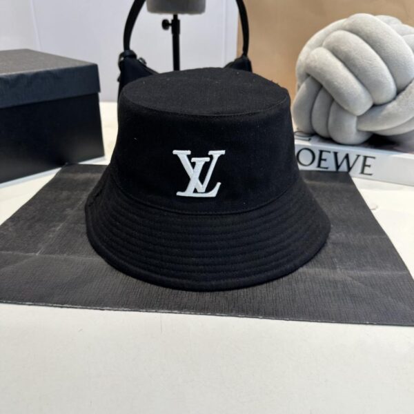 Doppelseitiger Bucket Hat mit LV-Stickerei (WTTZT)