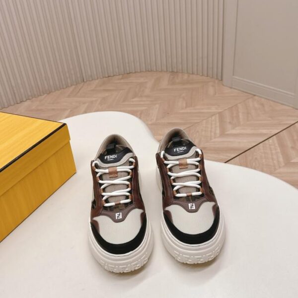 replica,schuhe,beste,kaufen,1:1,besten,seiten,Replik,turnschuhe,sneakers FENDI Herren klassische PEQUIN-Streifen mit ikonischem FF-Muster (6JKIL)