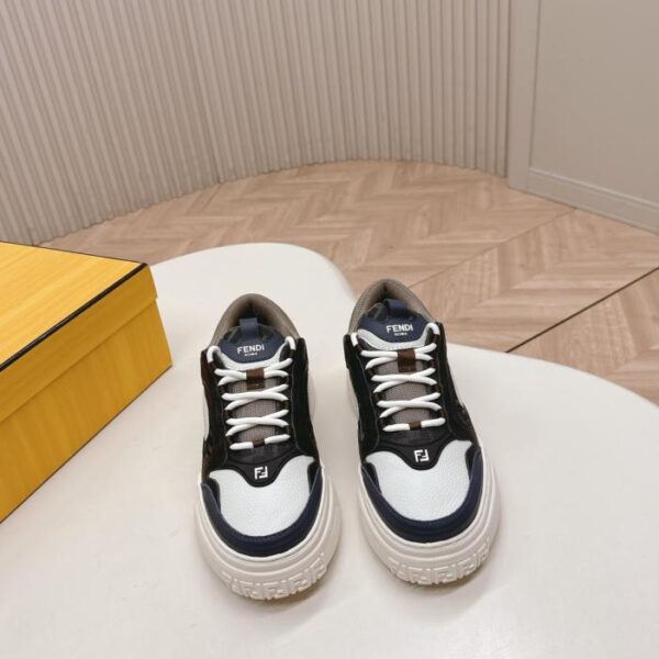 replica,schuhe,beste,kaufen,1:1,besten,seiten,Replik,turnschuhe,sneakers FENDI Herren klassische PEQUIN-Streifen mit ikonischem FF-Muster (XHJ1V)