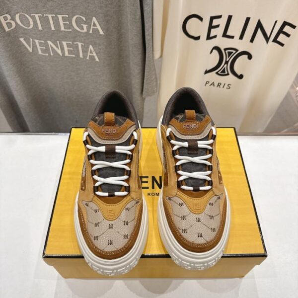 replica,schuhe,beste,kaufen,1:1,besten,seiten,Replik,turnschuhe,sneakers Fendi New First 1 Series Mesh-Schnürsneaker mit dicker Sohle für Herren (0THAY)