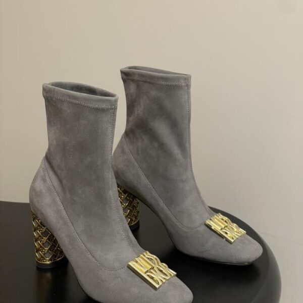 replica,schuhe,beste,kaufen,1:1,besten,seiten,Replik,turnschuhe,sneakers Neue Herbst- und Winterstiefeletten von Miss Dior mit rundem Absatz und elastischem, dickem Absatz (00DVN)