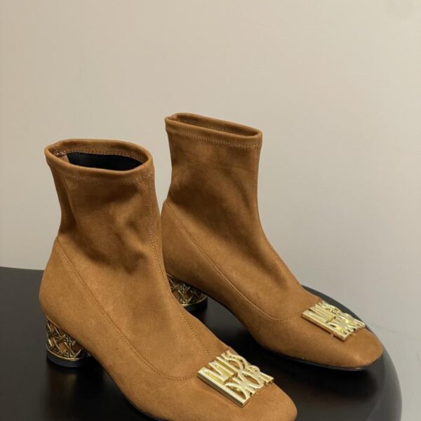 replica,schuhe,beste,kaufen,1:1,besten,seiten,Replik,turnschuhe,sneakers Neue Herbst- und Winterstiefeletten von Miss Dior mit rundem Absatz und elastischem, dickem Absatz (3HSUP)