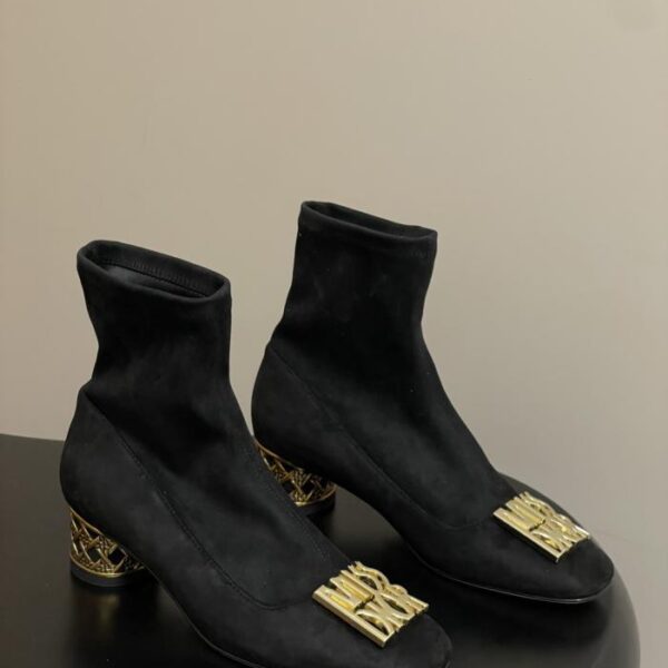 replica,schuhe,beste,kaufen,1:1,besten,seiten,Replik,turnschuhe,sneakers Neue Herbst- und Winterstiefeletten von Miss Dior mit rundem Absatz und elastischem, dickem Absatz (MAGD5)