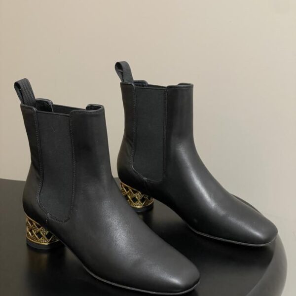 replica,schuhe,beste,kaufen,1:1,besten,seiten,Replik,turnschuhe,sneakers Neue Herbst- und Winterstiefeletten von Dior Icon mit rundem Absatz und elastischem, dickem Absatz (6Y1DL)