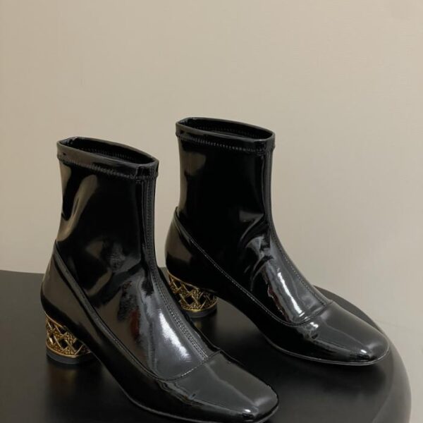 replica,schuhe,beste,kaufen,1:1,besten,seiten,Replik,turnschuhe,sneakers Neue Dior Icon Stiefeletten mit rundem Absatz und elastischem, dickem Absatz für Herbst und Winter (9CBDM)