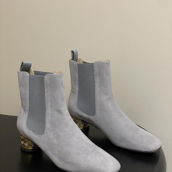 replica,schuhe,beste,kaufen,1:1,besten,seiten,Replik,turnschuhe,sneakers Neue Dior Icon Stiefeletten für Herbst und Winter mit rundem Absatz, elastischem, dickem Absatz und kurzen Stiefeln (HHTYW)