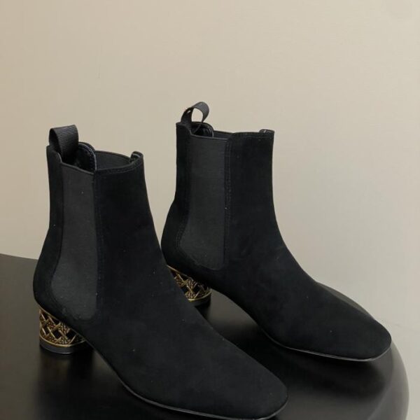 replica,schuhe,beste,kaufen,1:1,besten,seiten,Replik,turnschuhe,sneakers Neue Dior Icon Stiefeletten mit rundem Absatz und elastischem, dickem Absatz für Herbst und Winter (IZZWU)