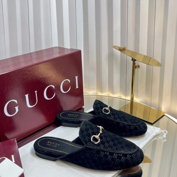 replica,schuhe,beste,kaufen,1:1,besten,seiten,Replik,turnschuhe,sneakers Gucci Jordaan-Serie Damen-Halbhausschuhe (9B5GA)