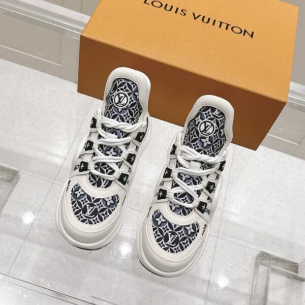 replica,schuhe,beste,kaufen,1:1,besten,seiten,Replik,turnschuhe,sneakers Louis Vuitton Archlight Series Klassische Daddy-Schuhe Half Slip Arch Bridge Sneakers (A9B5J)