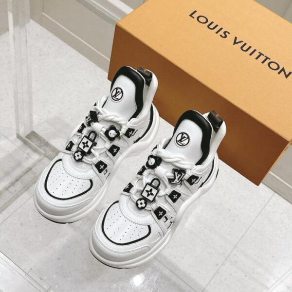 replica,schuhe,beste,kaufen,1:1,besten,seiten,Replik,turnschuhe,sneakers Louis Vuitton Archlight Series Klassische Daddy-Schuhe Half Slip Arch Bridge Sneakers (80APC)