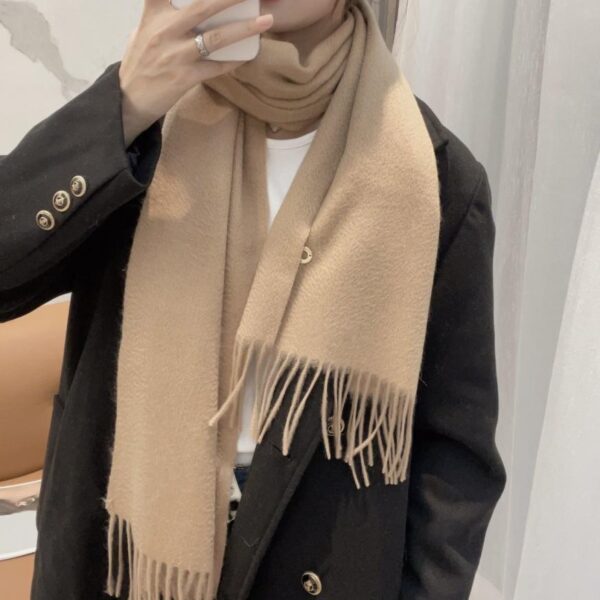Loro Piana Klassischer „Water Ripple“-Schal aus massivem Kaschmir (W886C)