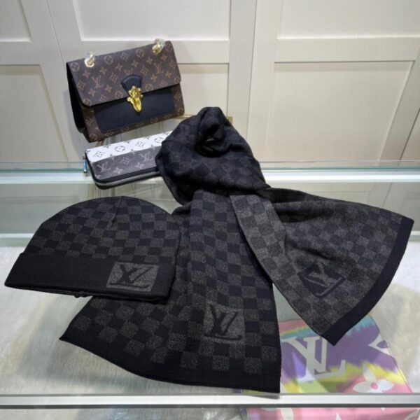 replica,schuhe,beste,kaufen,1:1,besten,seiten,Replik,turnschuhe,sneakers Offizielle Website von Louis Vuitton – Set-Serie aus Schurwolle und Kaschmir, Mütze + Schal, Unisex (U5KMQ)