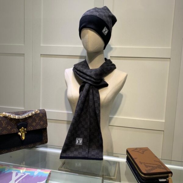 Offizielle Website von Louis Vuitton – Set-Serie aus Schurwolle und Kaschmir, Mütze + Schal, Unisex (XNSAE)