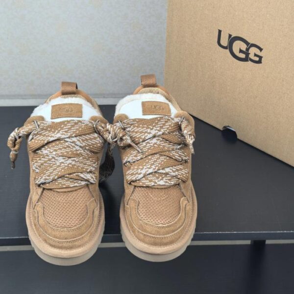 .Paar-Stil.UGG Plateau-Freizeitschuhe mit dicker Sohle [Freizeitschuhe mit runder Spitze und dicker Sohle] (SQVOH)