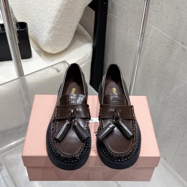 Miu Miu Herbst/Winter Neue Tassel Loafers (PMQX8)