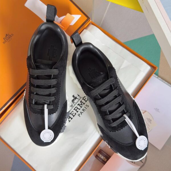 Top-Version Vollleder Hermes klassische Bouncing Serie Paar Freizeitsportschuhe (PKYML)