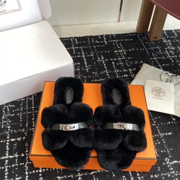 replica,schuhe,beste,kaufen,1:1,besten,seiten,Replik,turnschuhe,sneakers Hermes Teddyfell-Hausschuhe, Top-Qualität, flauschig, weich, bequem, Lammwolle (40 41, auf Bestellung gefertigt, keine Rückgabe oder Umtausch) (7UU74)