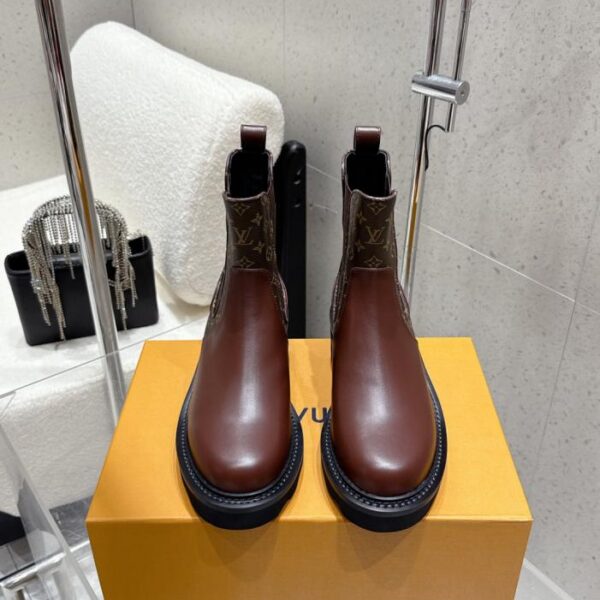 replica,schuhe,beste,kaufen,1:1,besten,seiten,Replik,turnschuhe,sneakers Hochwertige, elastische Slip-On-Stiefel von Louis Vuitton für Herbst/Winter (AXZJV)