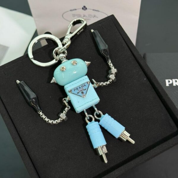 Prada Roboter Schlüsselanhänger Anhänger Taschenhalter (PDV5R)