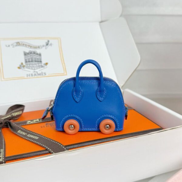 Bolide️ Hermes Mini Bowling Bag Schlüsselanhänger Taschenanhänger (VS9T8)