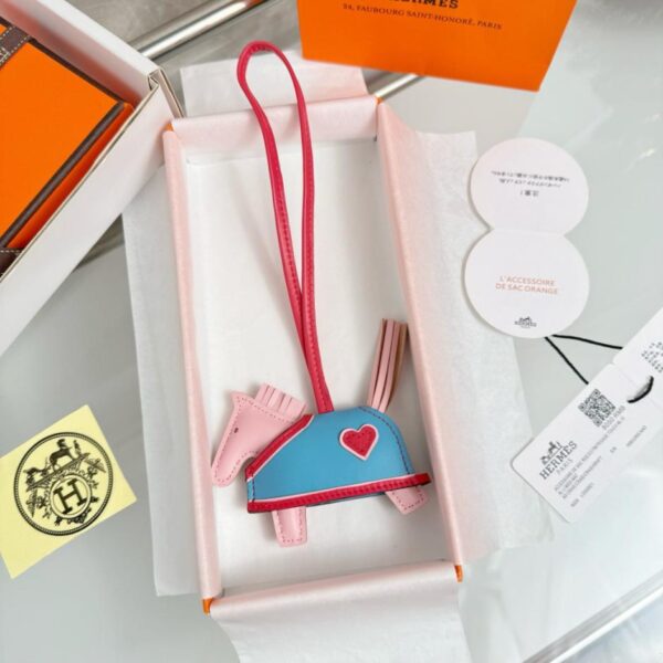 replica,schuhe,beste,kaufen,1:1,besten,seiten,Replik,turnschuhe,sneakers HERMES Rodeo Robeo Coeur Pony Bag Charm Schlüsselanhänger Handgenäht (3YMOX)