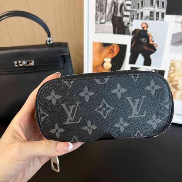 Neu eingetroffen, 17 Farben, großes Brillenetui, Louis Vuitton neues WOODY Brillenetui, Sonnenbrillenetui Code G10654 (JM5FQ)