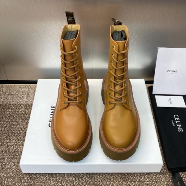 replica,schuhe,beste,kaufen,1:1,besten,seiten,Replik,turnschuhe,sneakers CELINE Herbst und Winter Neue Schnürstiefeletten für Motorradfahrerinnen (40 (9XEII)