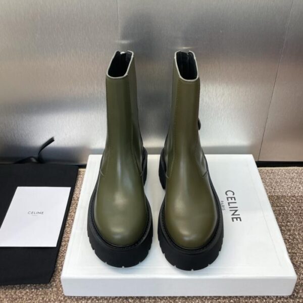 replica,schuhe,beste,kaufen,1:1,besten,seiten,Replik,turnschuhe,sneakers CELINE Herbst/Winter Neue Motorradstiefeletten mit Reißverschluss hinten für Damen (I1E7R)