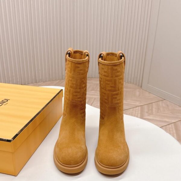 Kurze FENDI neue Herbst- und Winterstiefel, kurze Stiefel, hohe Stiefel, Ritterstiefel (0XGSI)