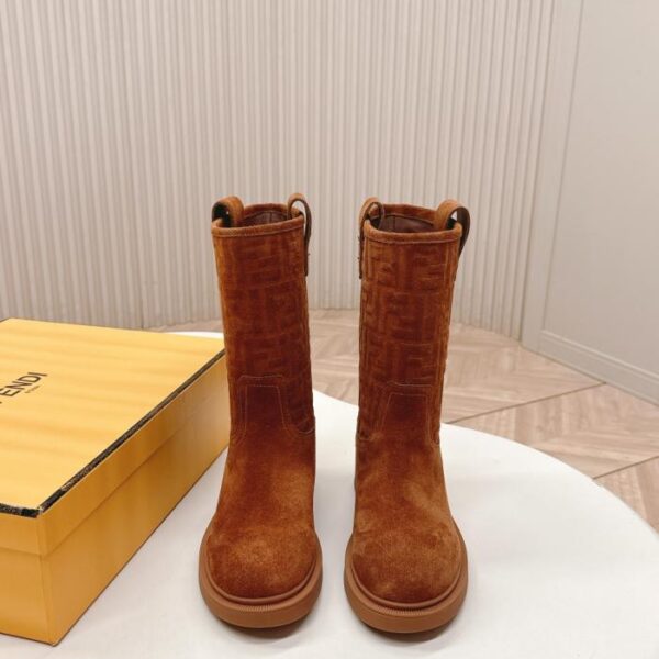 Kurze FENDI neue Herbst- und Winterstiefel, kurze Stiefel, hohe Stiefel, Ritterstiefel (7CDEV)