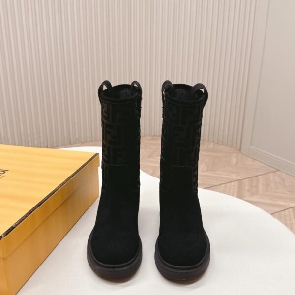 Kurze FENDI neue Herbst- und Winterstiefel, kurze Stiefel, hohe Stiefel, Ritterstiefel (M6J86)