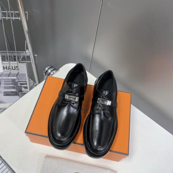 replica,schuhe,beste,kaufen,1:1,besten,seiten,Replik,turnschuhe,sneakers Hermes neueste Show Kelly Schnalle Lederschuhe Stiefeletten (EAQD0)