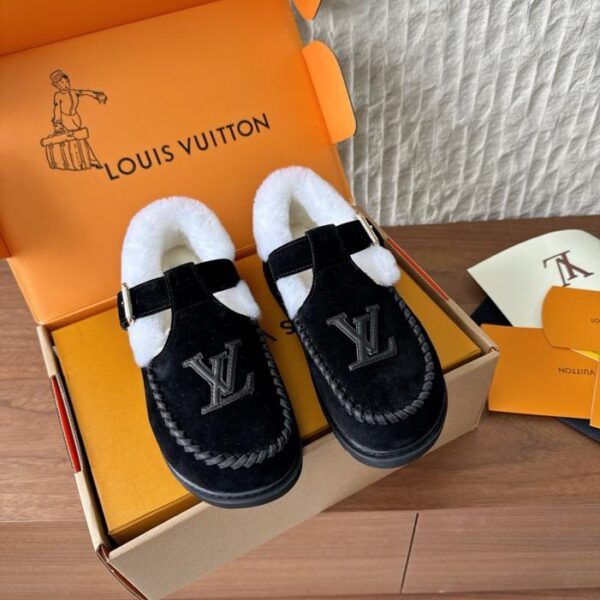 replica,schuhe,beste,kaufen,1:1,besten,seiten,Replik,turnschuhe,sneakers Louis Vuitton Colorado Series Plüsch Mary Jane Schuhe (0AWY2)