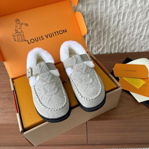 replica,schuhe,beste,kaufen,1:1,besten,seiten,Replik,turnschuhe,sneakers Louis Vuitton Colorado Series Plüsch Mary Jane Schuhe (38ZL7)