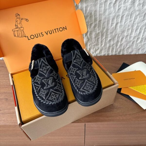 replica,schuhe,beste,kaufen,1:1,besten,seiten,Replik,turnschuhe,sneakers Louis Vuitton Colorado Series Plüsch Mary Jane Schuhe (812CT)
