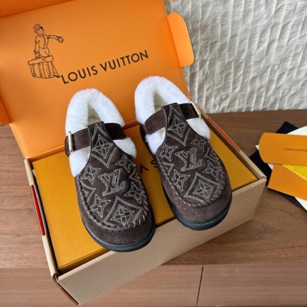 replica,schuhe,beste,kaufen,1:1,besten,seiten,Replik,turnschuhe,sneakers Louis Vuitton Colorado Series Plüsch Mary Jane Schuhe (IBJ8Z)