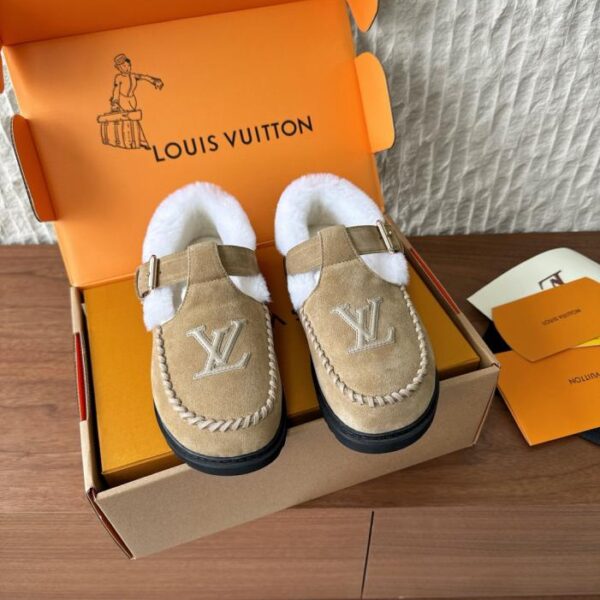 replica,schuhe,beste,kaufen,1:1,besten,seiten,Replik,turnschuhe,sneakers Louis Vuitton Colorado Series Plüsch Mary Jane Schuhe (JVSXR)