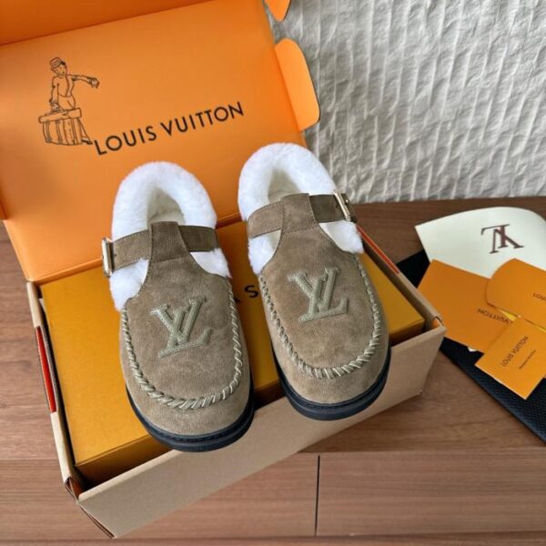 replica,schuhe,beste,kaufen,1:1,besten,seiten,Replik,turnschuhe,sneakers Louis Vuitton Colorado Series Plüsch Mary Jane Schuhe (RYS84)