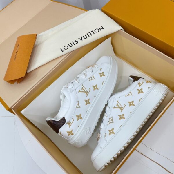 replica,schuhe,beste,kaufen,1:1,besten,seiten,Replik,turnschuhe,sneakers Klassische weiße Schuhe von Louis Vuitton (D2380)