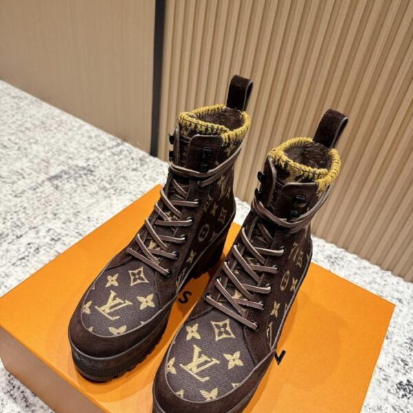 replica,schuhe,beste,kaufen,1:1,besten,seiten,Replik,turnschuhe,sneakers Top-Version, High-Version, LV-Klassiker, Martin-Stiefel mit hohen Absätzen, Sandstiefel-Serie mit dicken Absätzen (DRUZY)