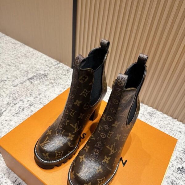 replica,schuhe,beste,kaufen,1:1,besten,seiten,Replik,turnschuhe,sneakers Topversion der LV-Stiefeletten mit hohen Absätzen, neue Stiefel mit hohen Absätzen für Herbst und Winter (ALZSL)