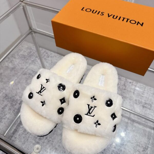 replica,schuhe,beste,kaufen,1:1,besten,seiten,Replik,turnschuhe,sneakers Top-Version Louis Vuitton Frühherbst-Hausschuhe aus Schurwolle (15UCC)