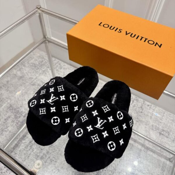 replica,schuhe,beste,kaufen,1:1,besten,seiten,Replik,turnschuhe,sneakers Top-Version Louis Vuitton Frühherbst-Hausschuhe aus Schurwolle (RB41T)
