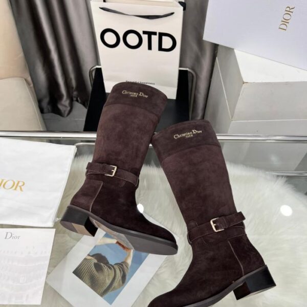 replica,schuhe,beste,kaufen,1:1,besten,seiten,Replik,turnschuhe,sneakers Dior Retro Brogue-Reiterstiefel im britischen Stil (5N9UE)