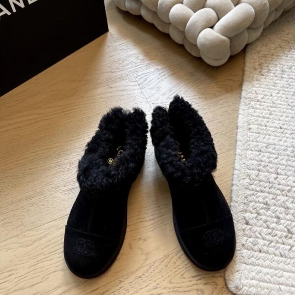 Chanel Herbst/Winter Neue Plüsch-Ankle-Boots, Premium-Version (9F73T)