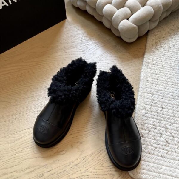 Chanel Herbst/Winter Neue Plüsch-Ankle-Boots, Premium-Version (F3OAU)
